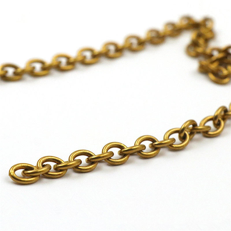 Solid Brass O Ring Loop Link Chain