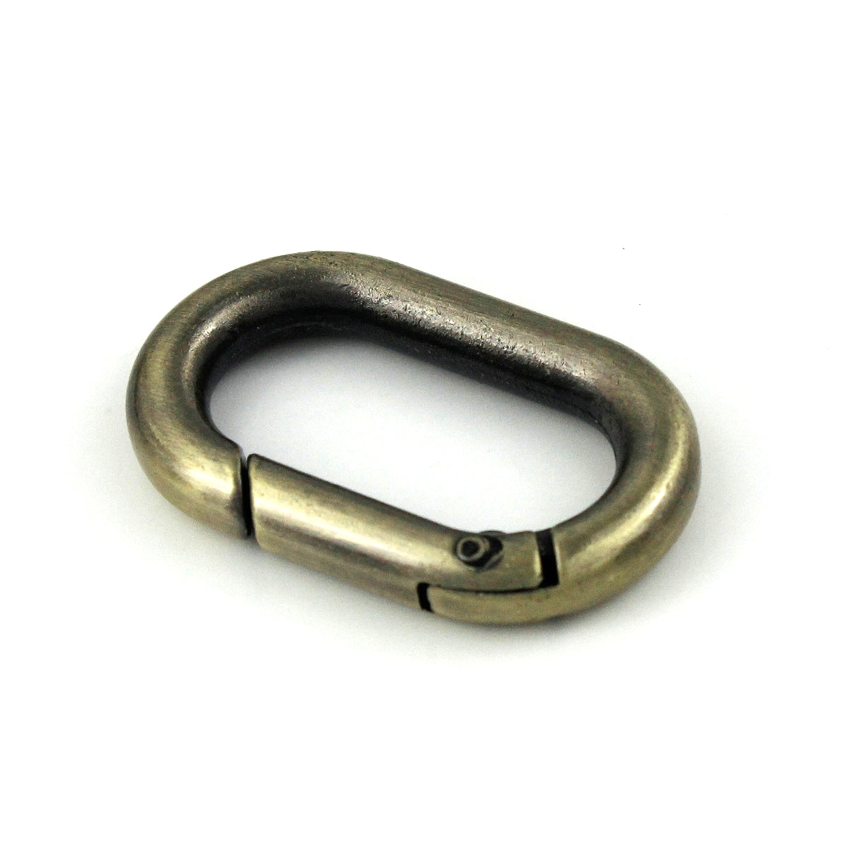 Alloy Spring Gate Clasp Oval O ring, Opening Ring 25mm