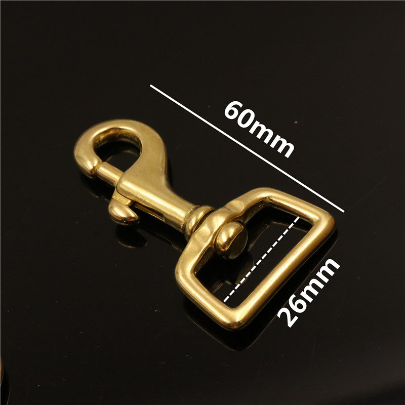 Brass Swivel Hook, Square Eye Bolt Snap