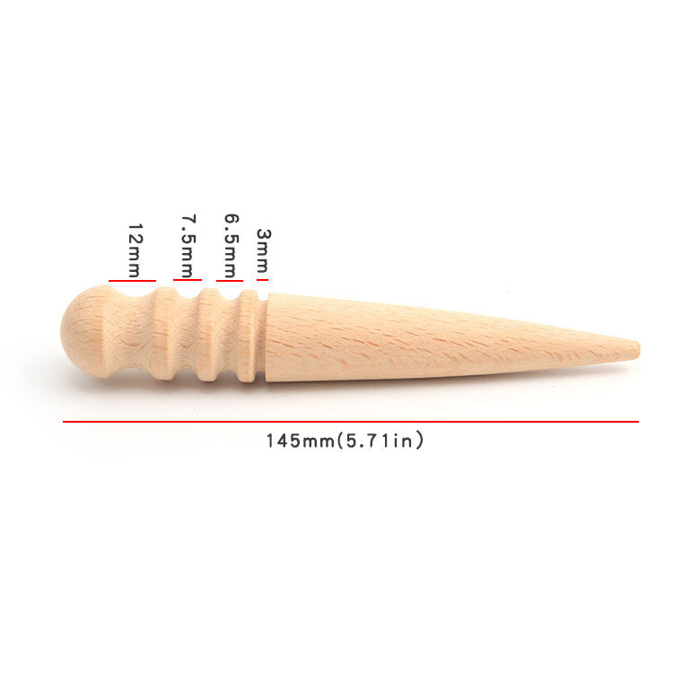 Beech Wood Leather Burnishing Tools