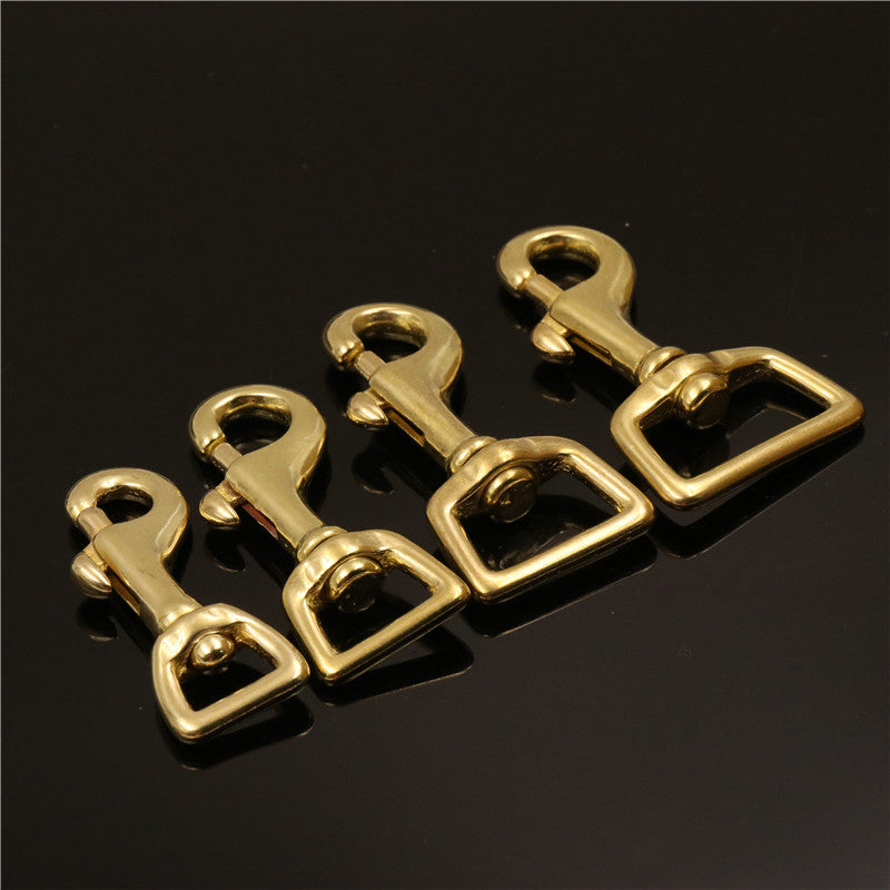 Brass Swivel Hook, Square Eye Bolt Snap