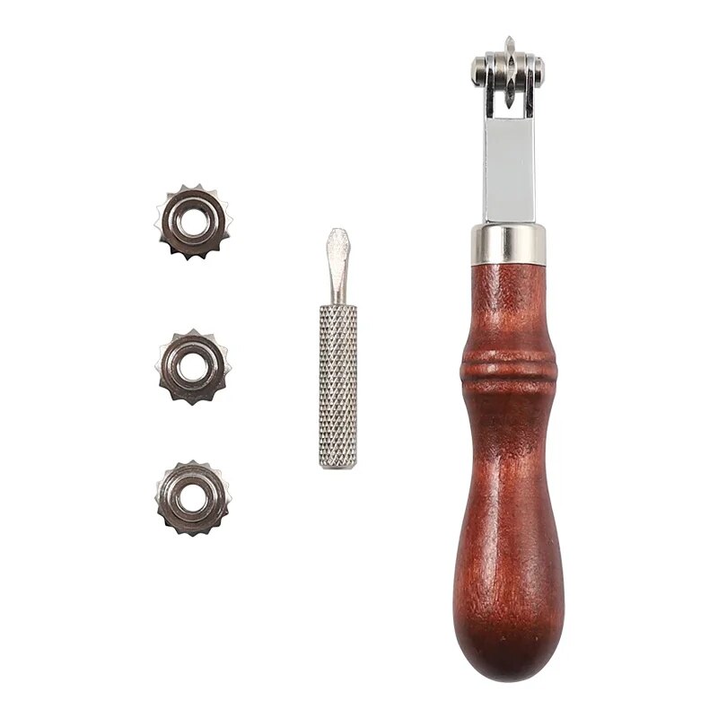 Leather Overstitch Wheel, 4 in 1 , Leather Craft Hand Sewing Tool