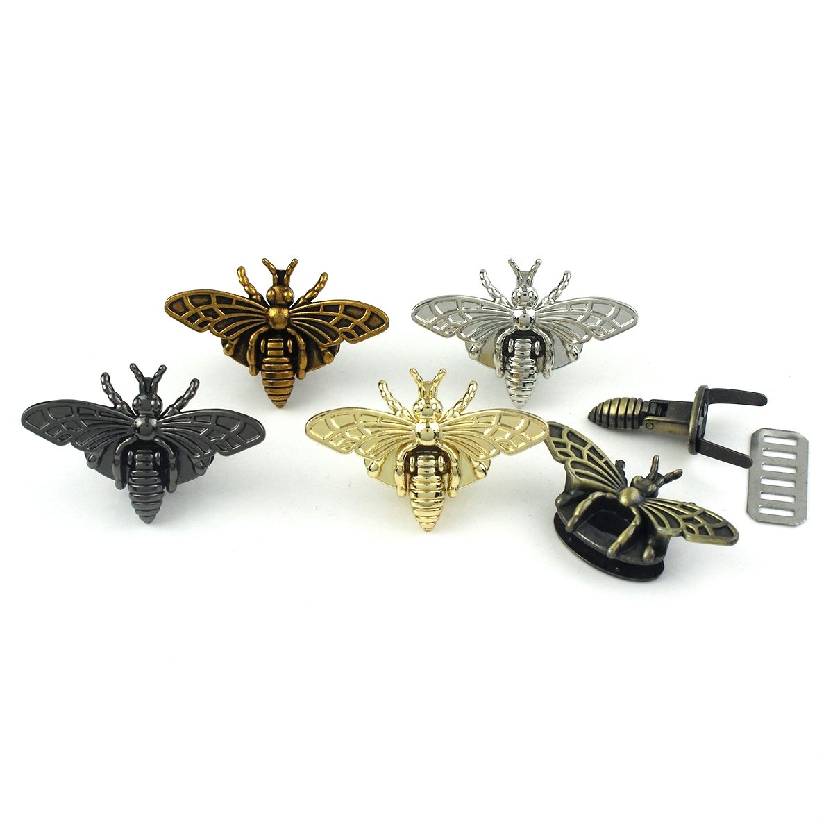 Bee Design Flip Lock, Purse Lock, Lock for Bags, Purses, Clutches