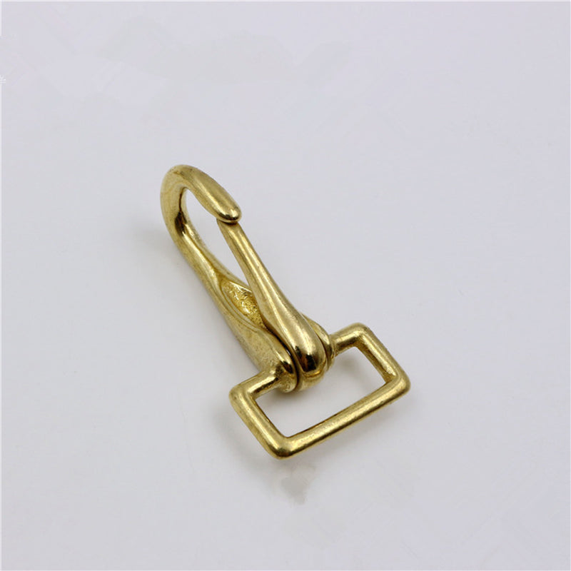 Halter Snap Solid Brass Fixed Square Eye