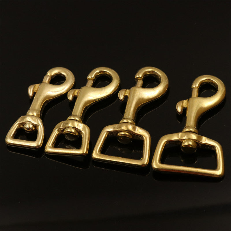 Brass Swivel Hook, Square Eye Bolt Snap