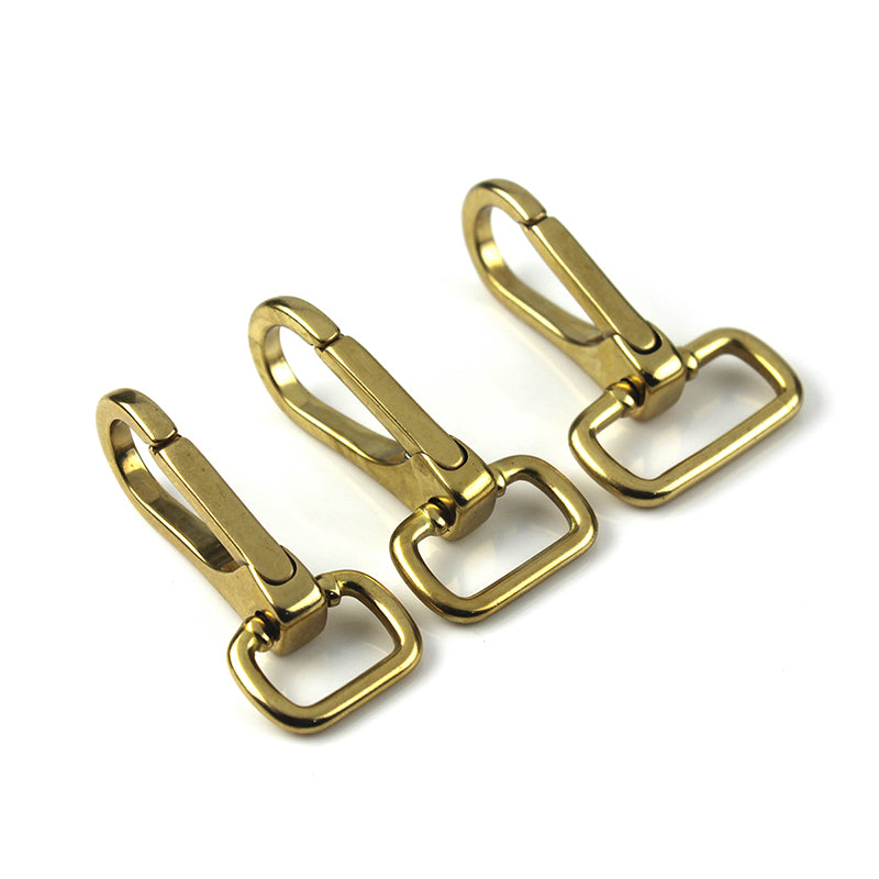 Halter Snap Solid Brass Swivel Square Eye