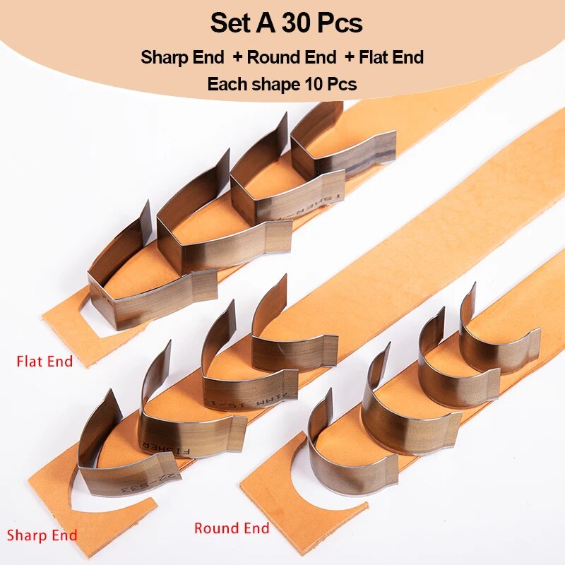 Belt Strap End Leather Cutting Die Sets