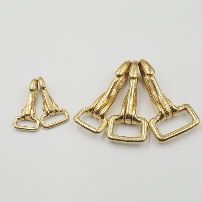 Halter Snap Solid Brass Fixed Square Eye