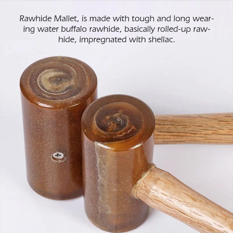 Rawhide Leather Craft Mallet