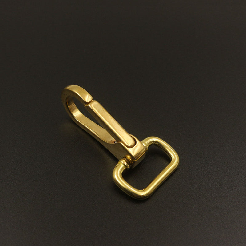 Halter Snap Solid Brass Swivel Square Eye