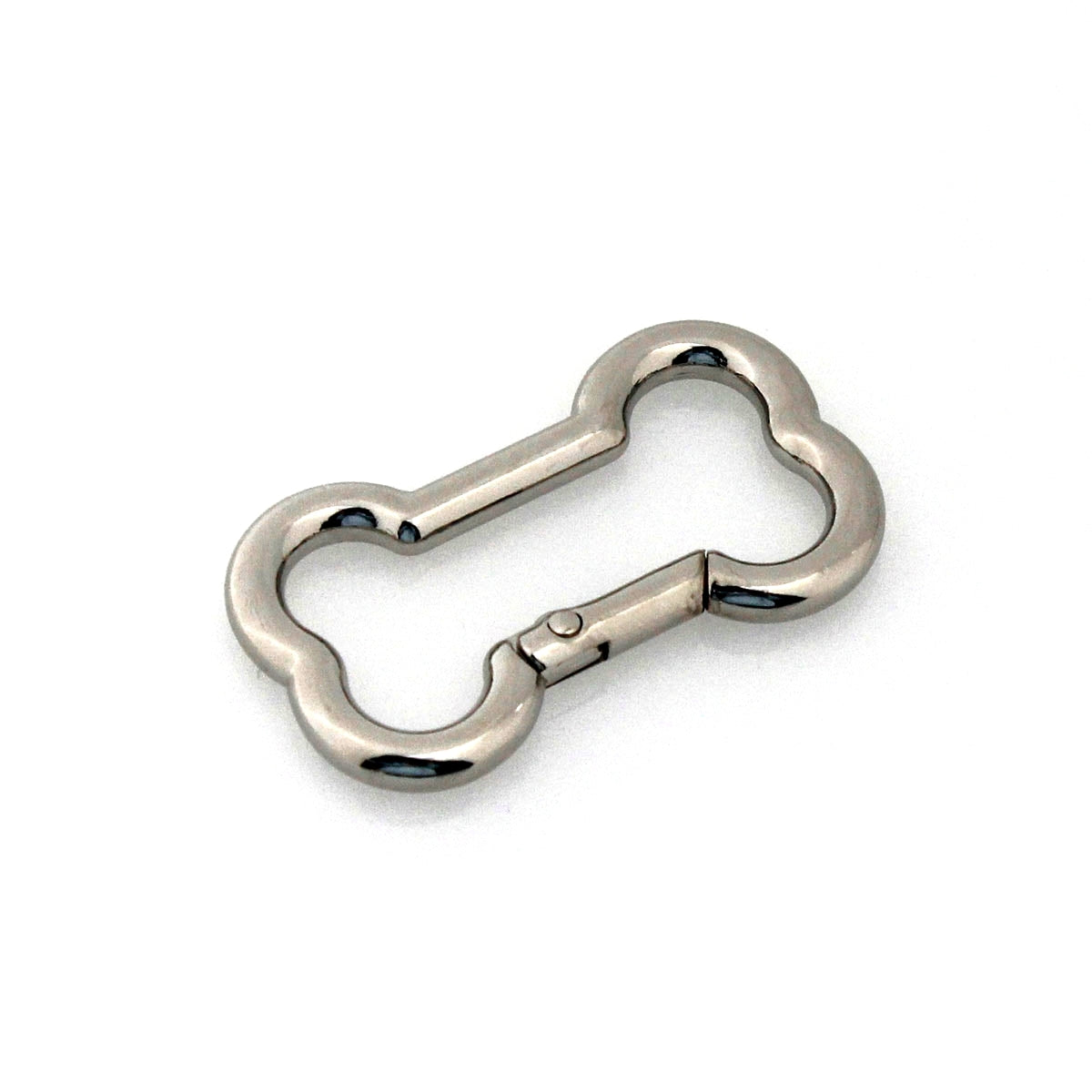 Bone Shape Alloy Spring Gate Clasp O ring, Opening Ring