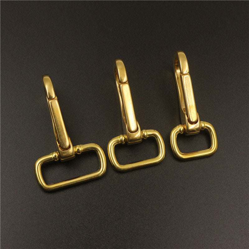 Halter Snap Solid Brass Swivel Square Eye