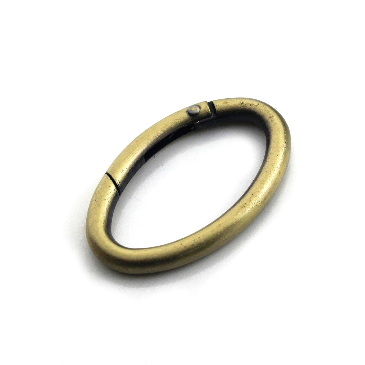 Alloy Spring Gate Clasp Oval O ring, Opening Ring