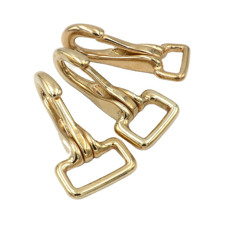 Halter Snap Solid Brass Fixed Square Eye