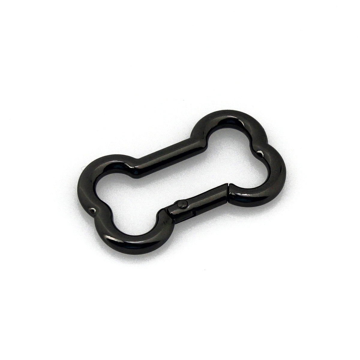 Bone Shape Alloy Spring Gate Clasp O ring, Opening Ring