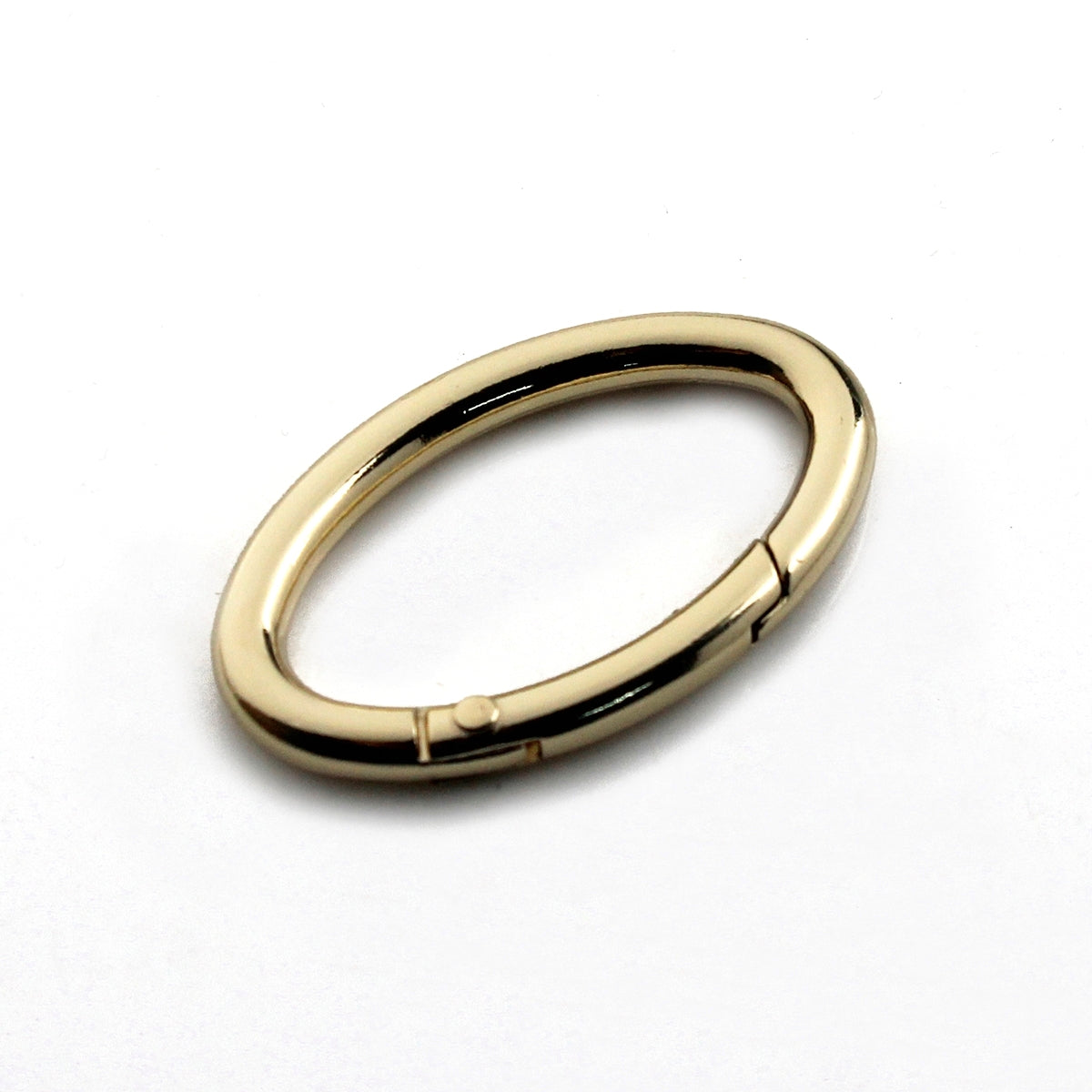 Alloy Spring Gate Clasp Oval O ring, Opening Ring