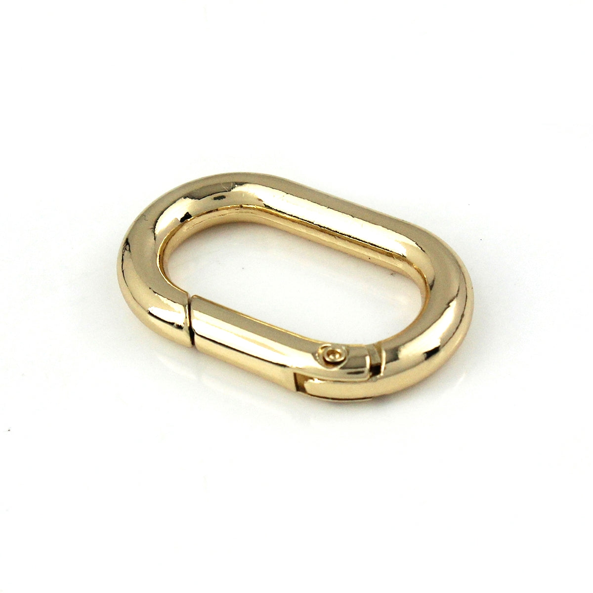 Alloy Spring Gate Clasp Oval O ring, Opening Ring 25mm