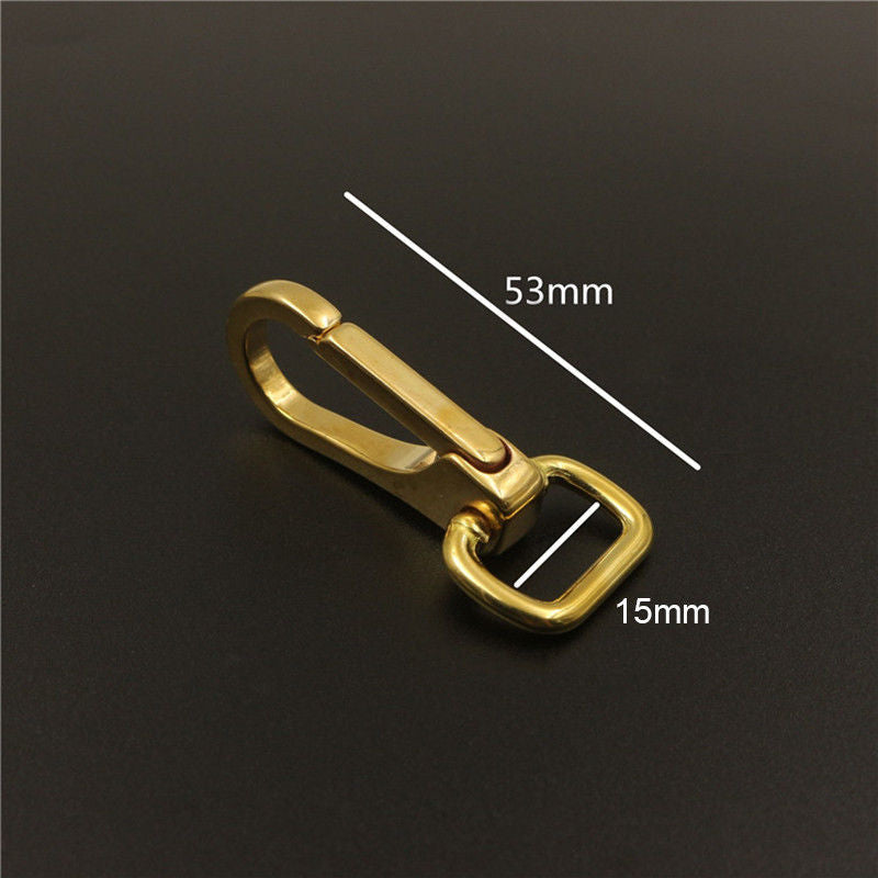 Halter Snap Solid Brass Swivel Square Eye