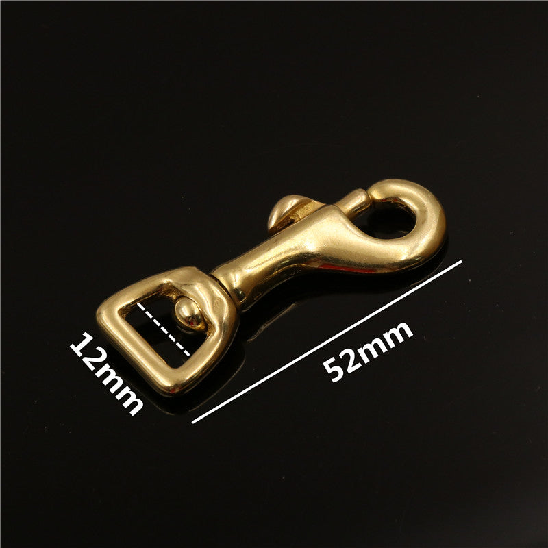 Brass Swivel Hook, Square Eye Bolt Snap