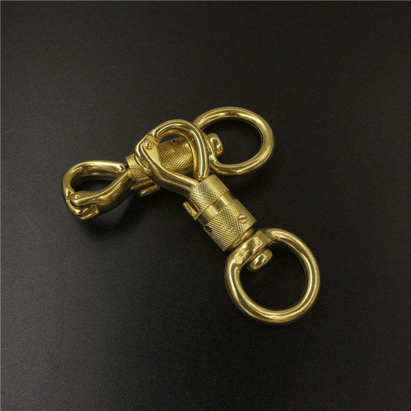 Heavy Duty Solid Brass Quick Release, Halter Snap, Horse Lead Rope Clasp Hook