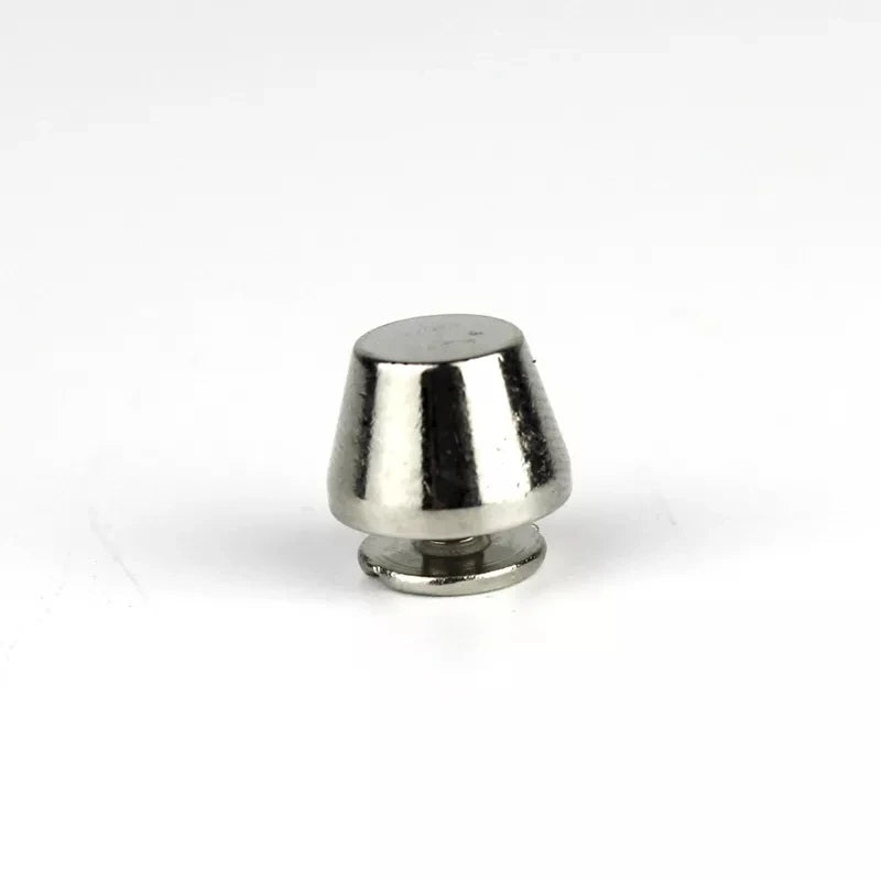 Bucket Shape Alloy Bag Feet 10 x 7mm, Solid Screw Back Rivet