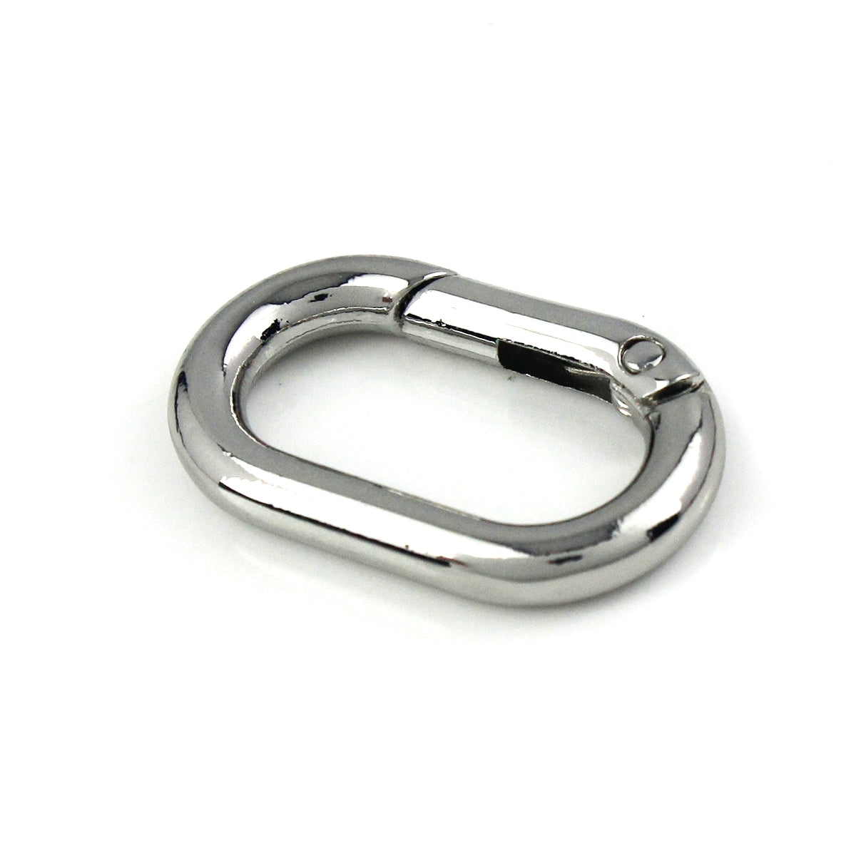 Alloy Spring Gate Clasp Oval O ring, Opening Ring 25mm