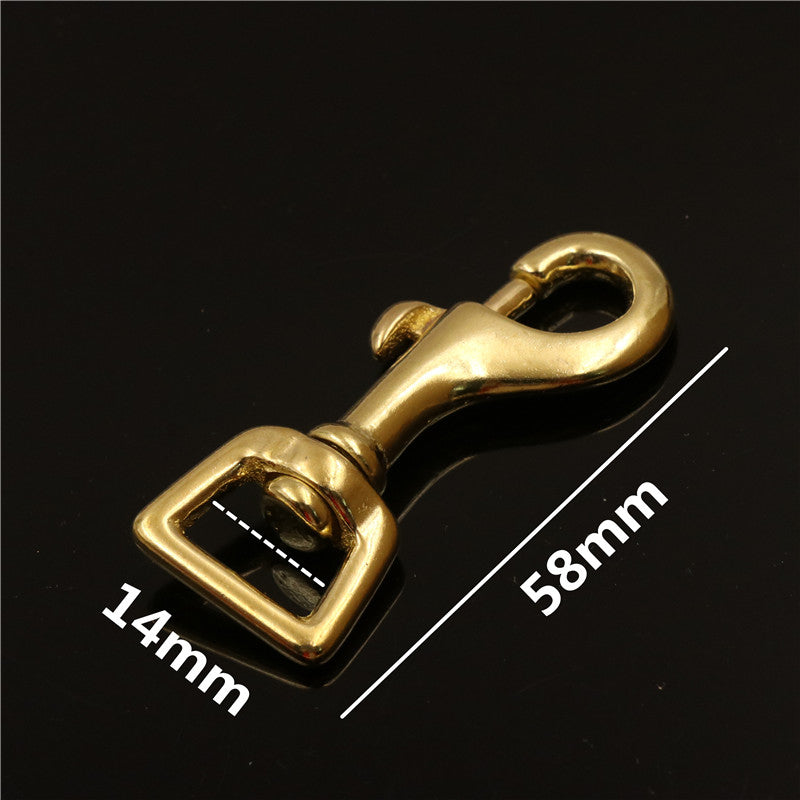 Brass Swivel Hook, Square Eye Bolt Snap