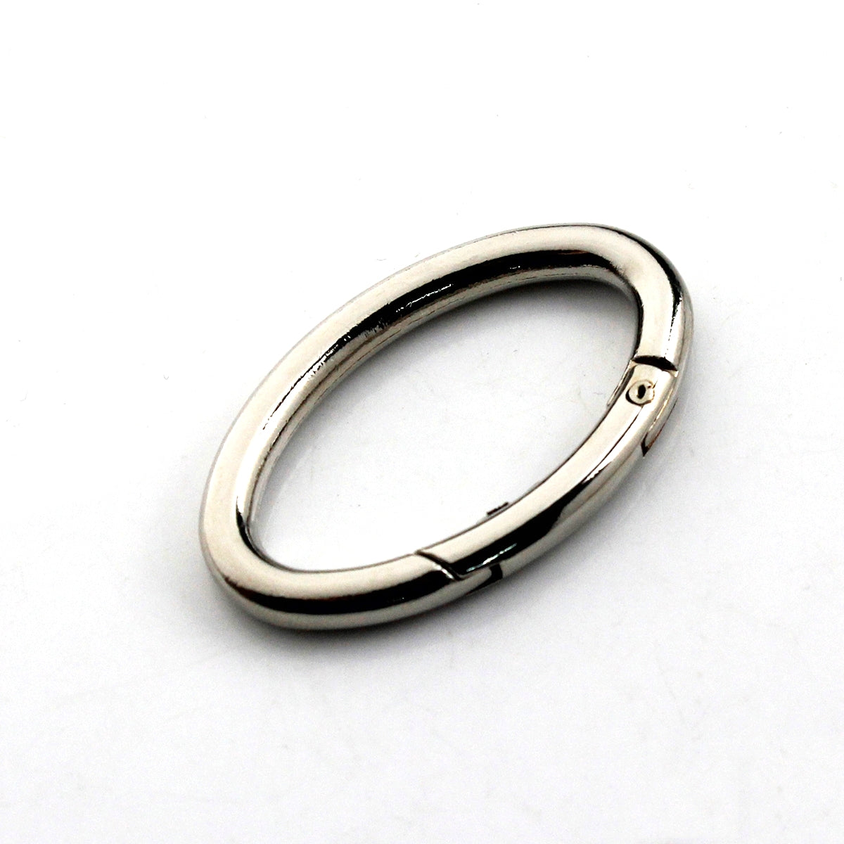 Alloy Spring Gate Clasp Oval O ring, Opening Ring