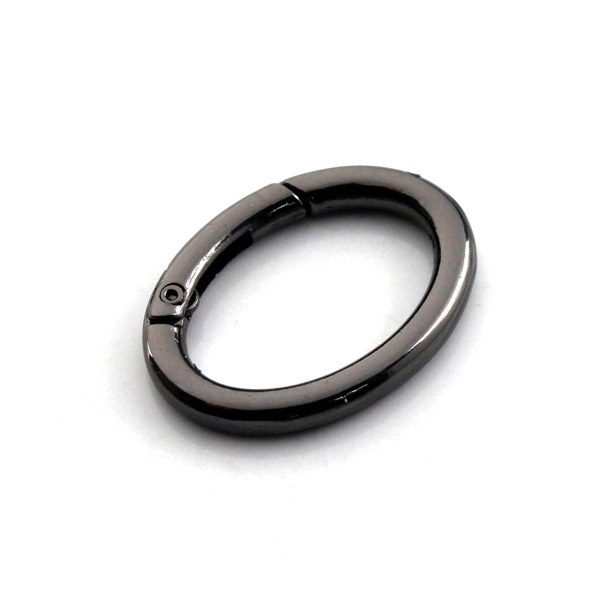 Alloy Spring Gate Clasp Oval O ring, Opening Ring