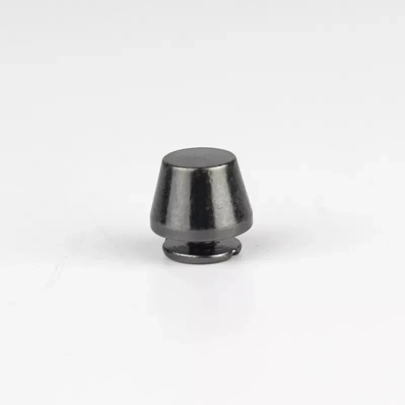 Bucket Shape Alloy Bag Feet 10 x 7mm, Solid Screw Back Rivet