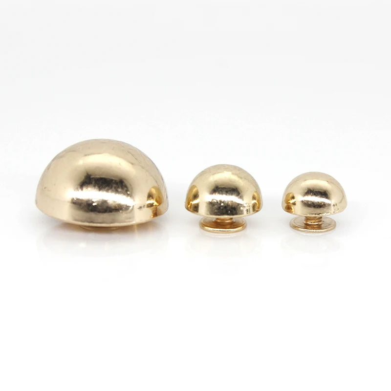 Dome Shape Alloy Bag Feet, Studs, Screw Back Rivet