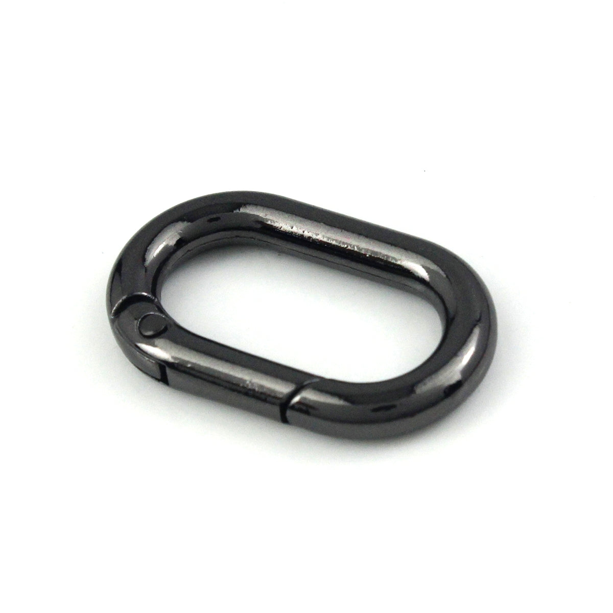 Alloy Spring Gate Clasp Oval O ring, Opening Ring 25mm