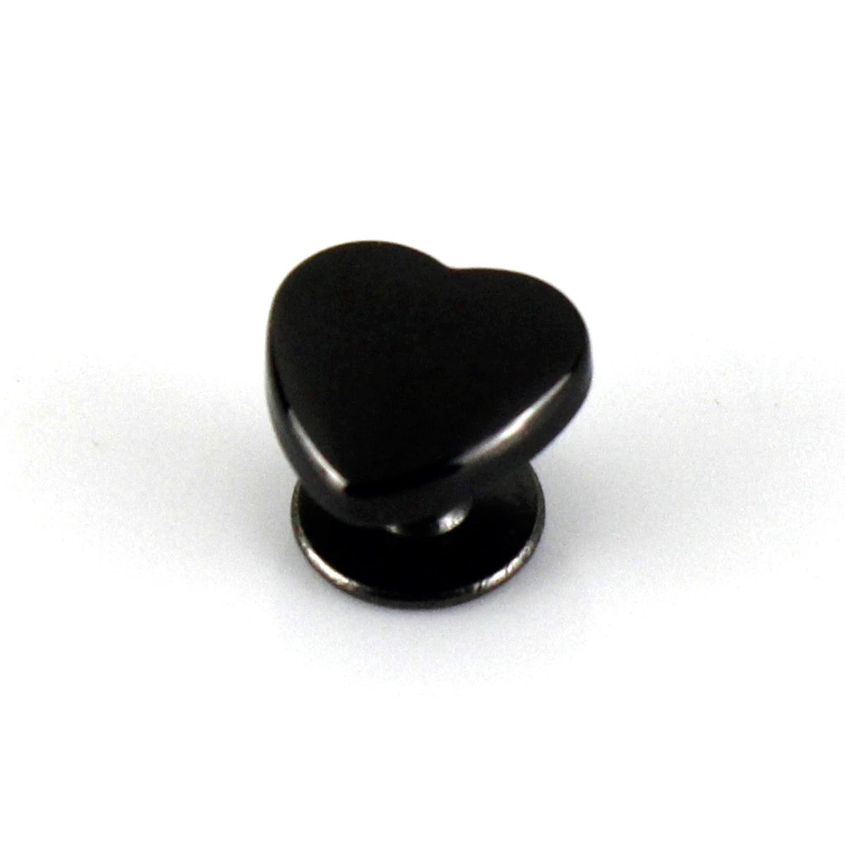 Heart Shape Alloy Bag Feet 10mm, Screw Back Rivet