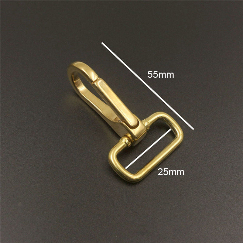 Halter Snap Solid Brass Swivel Square Eye