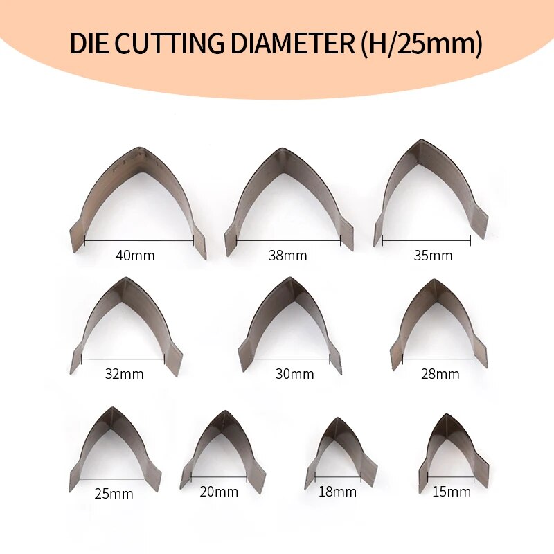 Belt Strap End Leather Cutting Die Sets