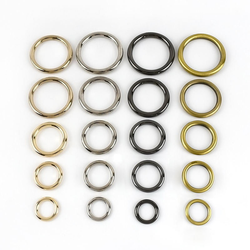 Seamless O Ring, Zinc Alloy, 6pcs