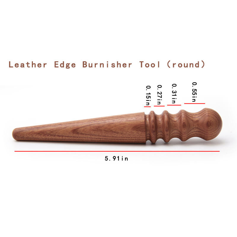 Roseood Leather Burnishing Tools