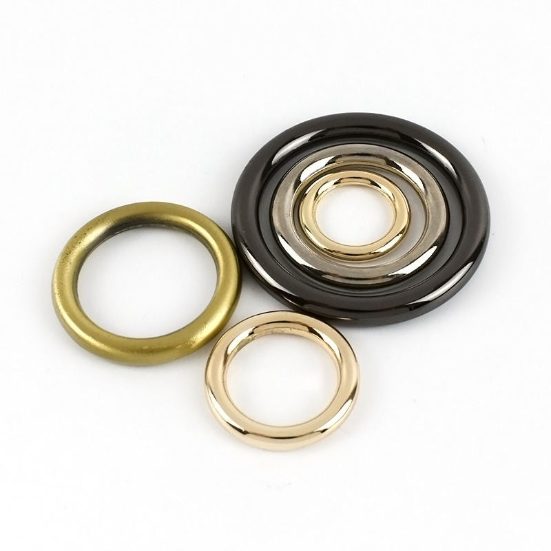 Seamless O Ring, Zinc Alloy, 6pcs