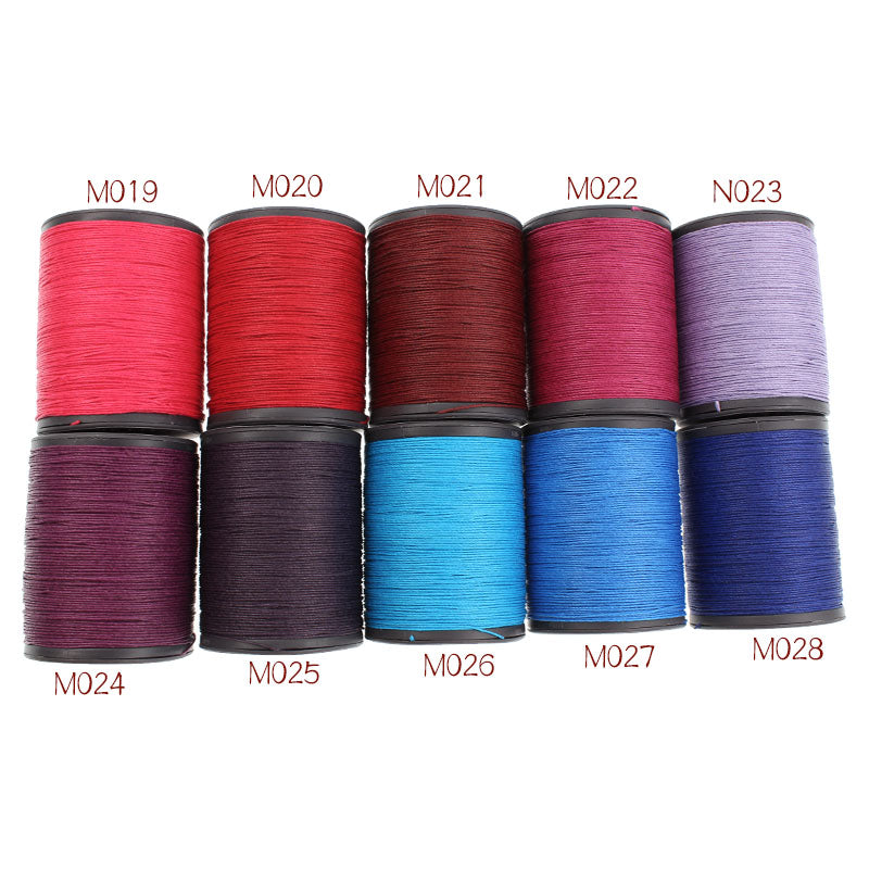 6M Cards 0.55mm Waxed Linen Thread for Hand Sewing Leather