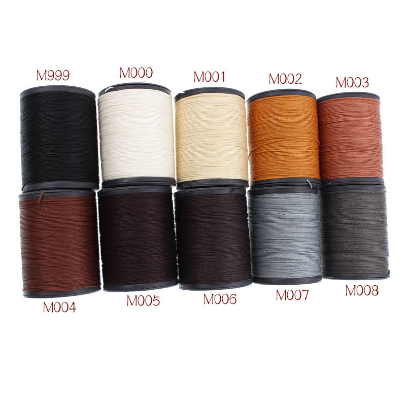 130M Spools 0.55mm Waxed Linen Thread for Hand Sewing Leather