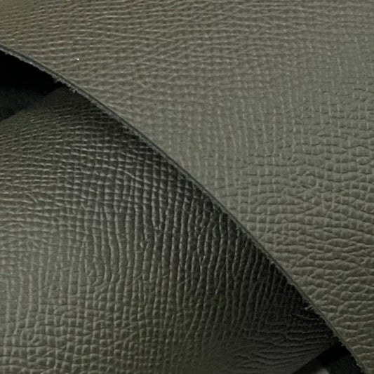 Military Green Epsom Calf Leather