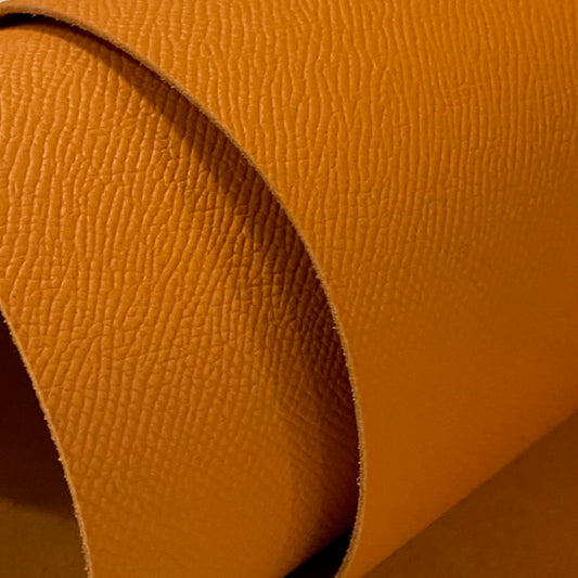 Orange Epsom Calf Leather