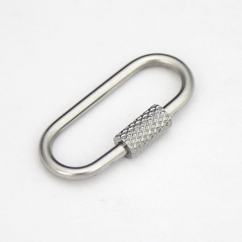 Oval Locking Ring, Stainless Steel