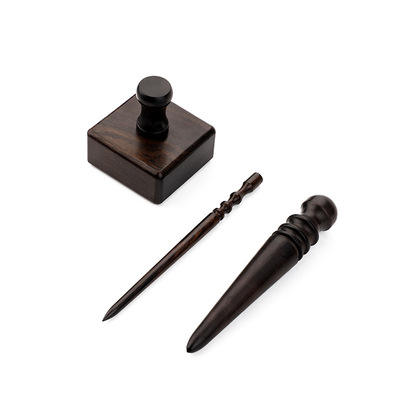 Ebony Wood Leather Burnishing Tools