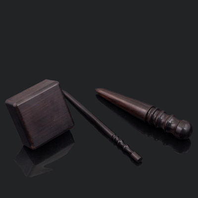 Ebony Wood Leather Burnishing Tools