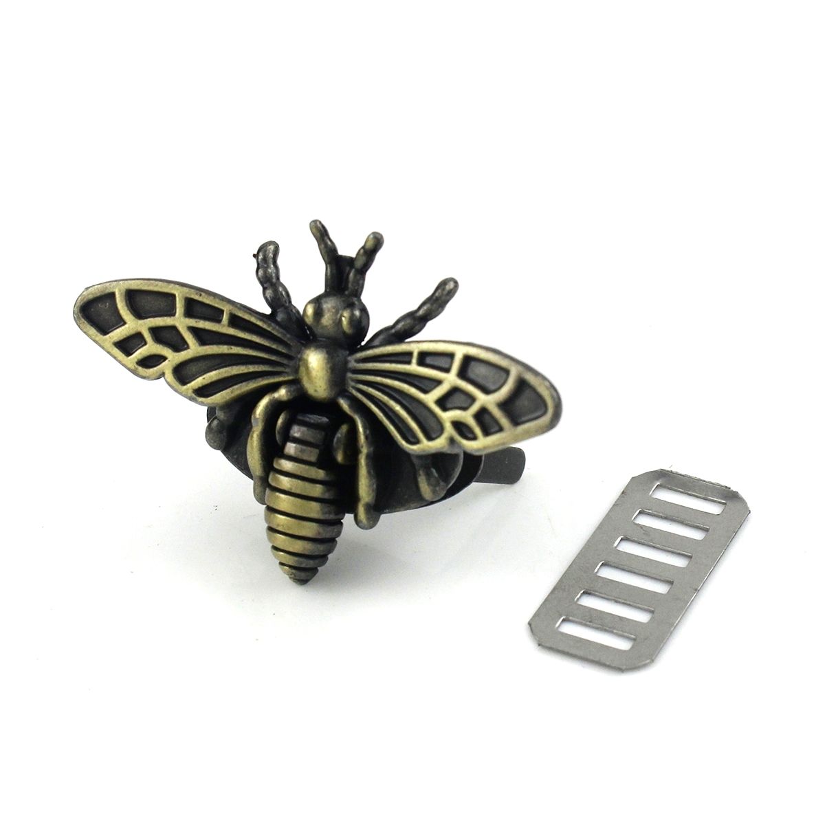 Bee Design Flip Lock, Purse Lock, Lock for Bags, Purses, Clutches