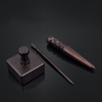 Ebony Wood Leather Burnishing Tools