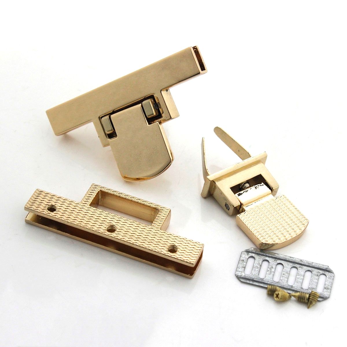 Flip Lock, Purse Lock, Lock for Bags, Purses, Clutches, Briefcases