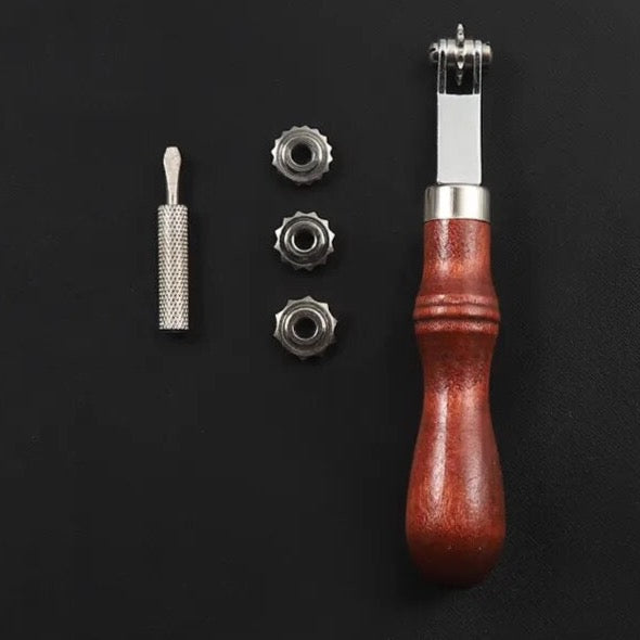 Leather Overstitch Wheel, 4 in 1 , Leather Craft Hand Sewing Tool