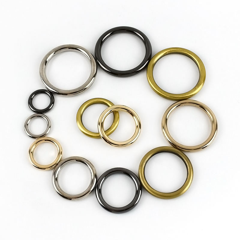 Seamless O Ring, Zinc Alloy, 6pcs